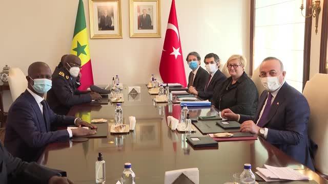 Coopération bilatérale: Antoine Félix Diome et le ministre turc des Affaires étrangères, se sont rencontrés
