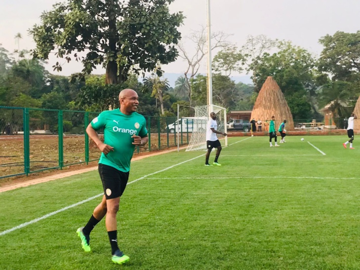 Photos/ CAN 2021: Premier galop d’entrainement des « Lions » au Cameroun