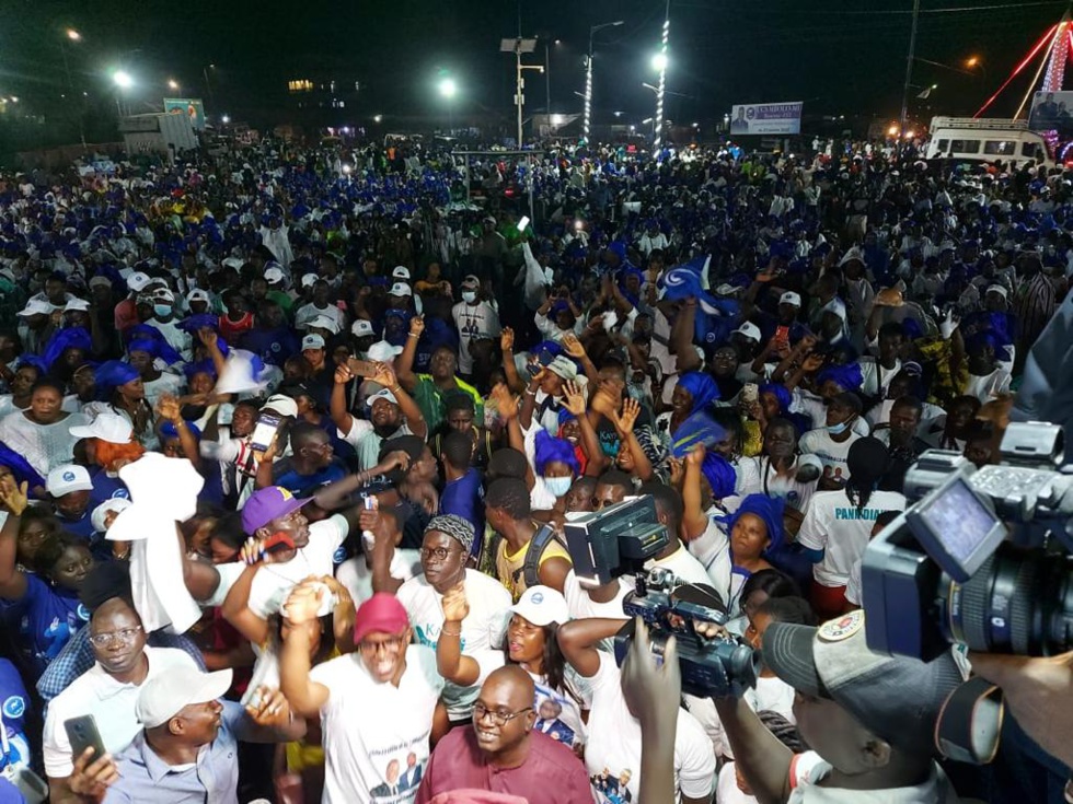 Elections locales à Ziguinchor: Grande Mobilisation des Ziguinchorois autour de Abdoulaye Baldé