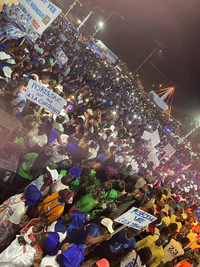 Elections locales à Ziguinchor: Grande Mobilisation des Ziguinchorois autour de Abdoulaye Baldé