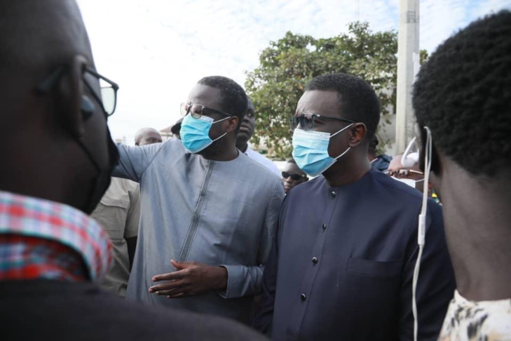 PHOTOS: Amadou Bâ, coordonnateur de la Coalition « Benno Bokk Yakaar » de Dakar, en visite de proximité