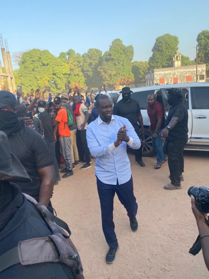 Elections locales à Ziguinchor: Ousmane Sonko à Kataba, chez Talibouya Aïdara