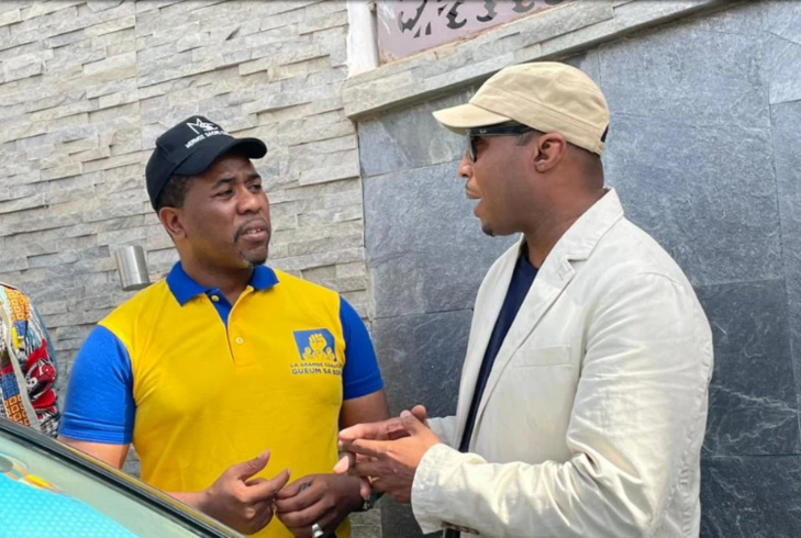 PHOTOS / Bougane Guèye chez Barth': Que mijotent ces deux candidats à la Mairie de Mermoz / Sacré-Coeur?