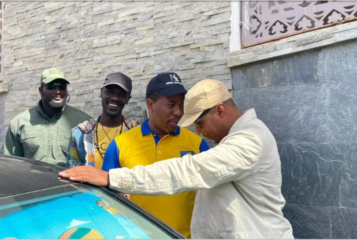 PHOTOS / Bougane Guèye chez Barth': Que mijotent ces deux candidats à la Mairie de Mermoz / Sacré-Coeur?