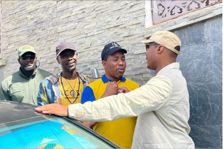 PHOTOS / Bougane Guèye chez Barth': Que mijotent ces deux candidats à la Mairie de Mermoz / Sacré-Coeur?