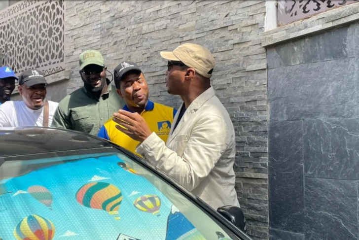 PHOTOS / Bougane Guèye chez Barth': Que mijotent ces deux candidats à la Mairie de Mermoz / Sacré-Coeur?