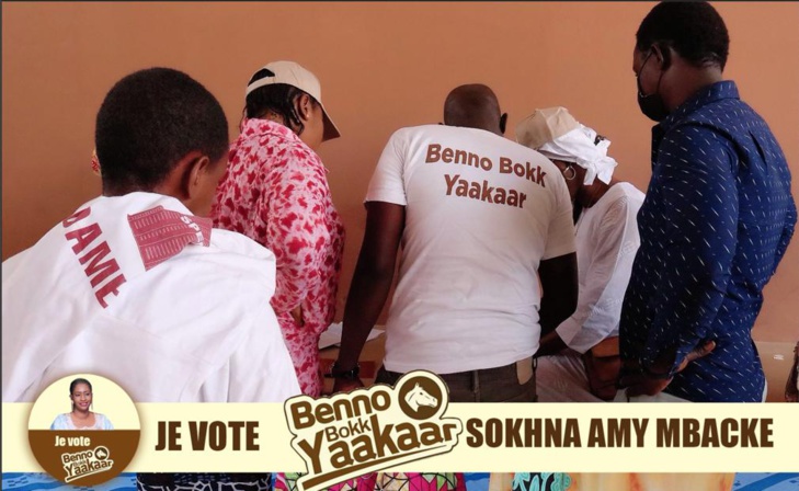 Photos / Elections locales à Touba: Sokhna Amy Mbacké de « Benno Bokk Yakaar », à pied d'oeuvre