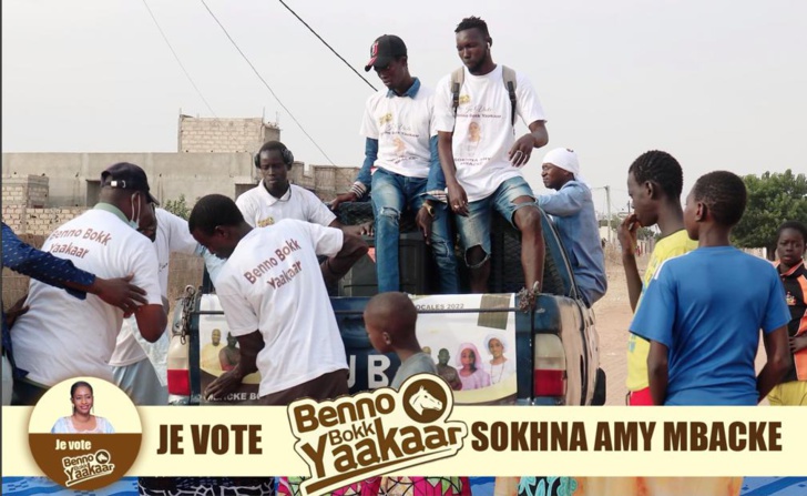 Photos / Elections locales à Touba: Sokhna Amy Mbacké de « Benno Bokk Yakaar », à pied d'oeuvre