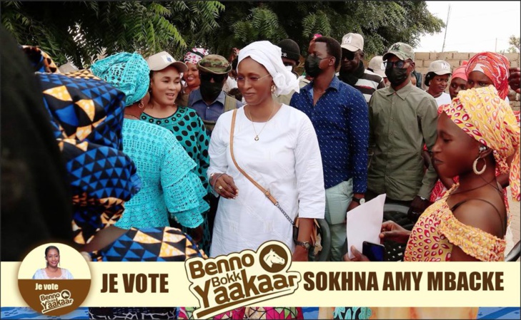 Photos / Elections locales à Touba: Sokhna Amy Mbacké de « Benno Bokk Yakaar », à pied d'oeuvre