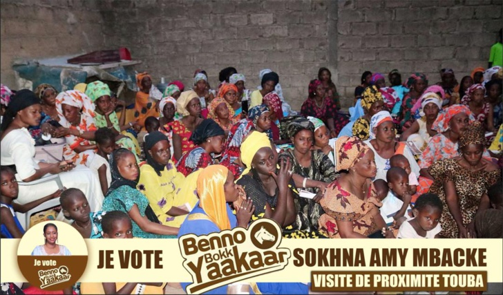 Photos / Elections locales à Touba: Sokhna Amy Mbacké de « Benno Bokk Yakaar », à pied d'oeuvre