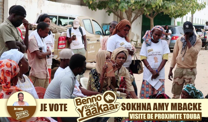 Photos / Elections locales à Touba: Sokhna Amy Mbacké de « Benno Bokk Yakaar », à pied d'oeuvre