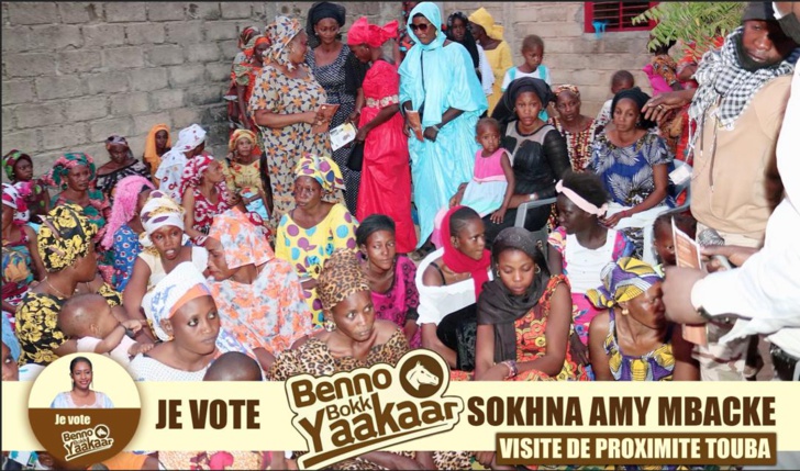 Photos / Elections locales à Touba: Sokhna Amy Mbacké de « Benno Bokk Yakaar », à pied d'oeuvre