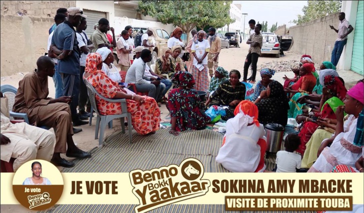 Photos / Elections locales à Touba: Sokhna Amy Mbacké de « Benno Bokk Yakaar », à pied d'oeuvre