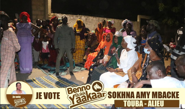 Photos / Elections locales à Touba: Sokhna Amy Mbacké de « Benno Bokk Yakaar », à pied d'oeuvre