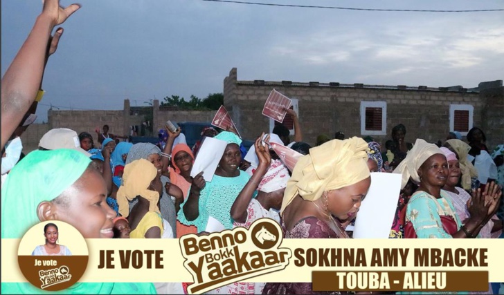 Photos / Elections locales à Touba: Sokhna Amy Mbacké de « Benno Bokk Yakaar », à pied d'oeuvre