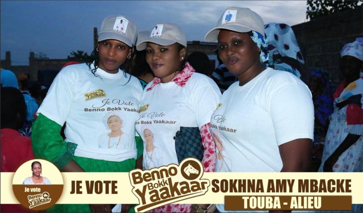 Photos / Elections locales à Touba: Sokhna Amy Mbacké de « Benno Bokk Yakaar », à pied d'oeuvre
