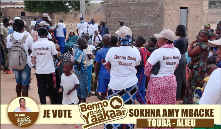 Photos / Elections locales à Touba: Sokhna Amy Mbacké de « Benno Bokk Yakaar », à pied d'oeuvre