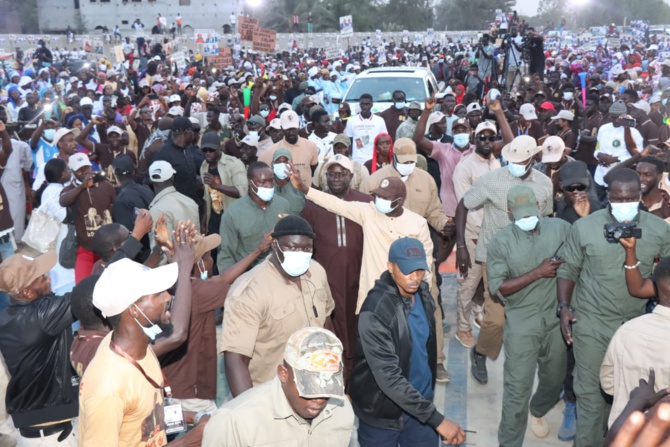 Sangalkam / Locales 2022: Meeting de clôture de BBY, le stade municipal plein comme un oeuf