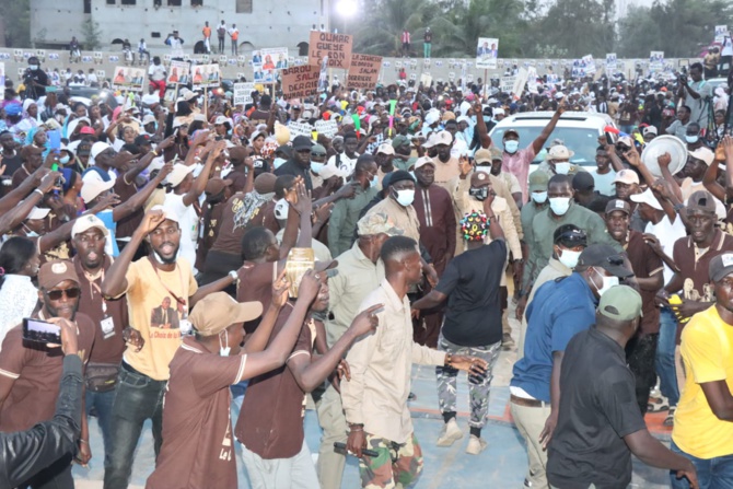 Sangalkam / Locales 2022: Meeting de clôture de BBY, le stade municipal plein comme un oeuf