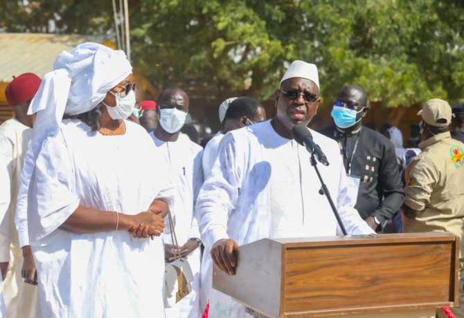 Fatick / Locales 2022: Le Chef de l'Etat, Macky Sall et la Première Dame, Marième Faye Sall, ont voté (Photos)