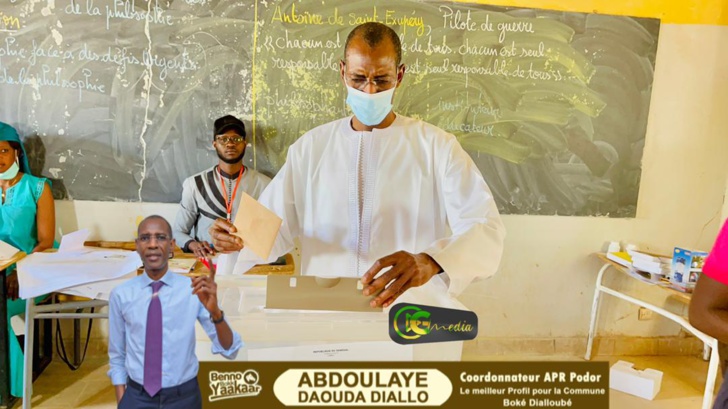 VIDEO + PHOTOS: Abdoulaye Daouda Diallo après son vote