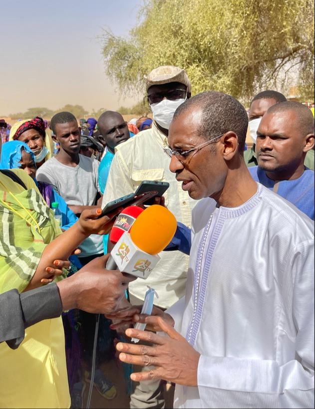 VIDEO + PHOTOS: Abdoulaye Daouda Diallo après son vote