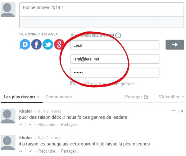 Photos - Le Forum de Leral fait peau neuve : Comment poster un commentaire ? 