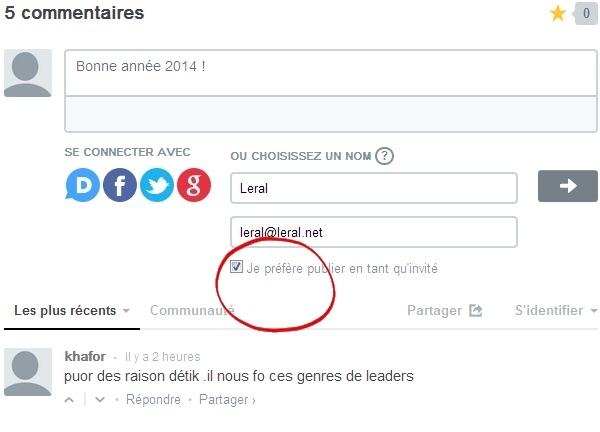 Photos - Le Forum de Leral fait peau neuve : Comment poster un commentaire ? 