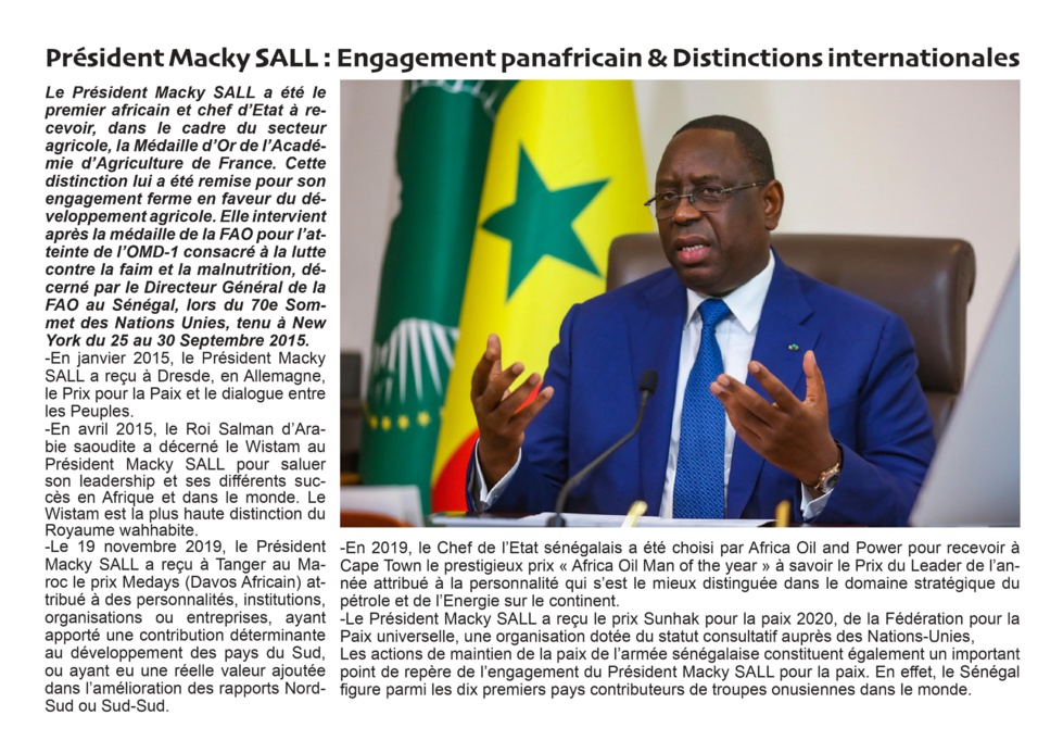Union Aficaine  - Le Président Macky Sall prend fonction ( Live Leral TV )