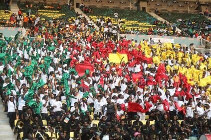 PHOTOS/ Sénégal vs Egypte: A quelques minutes de la finale, les premières images du stade d’Olembe