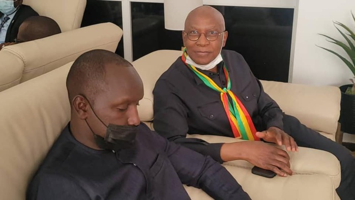  Barthélémy Dias, Déthié Fall, Bougane et Cie avec Macky Sall, pour l'accueil des "Lions" (Photos) 