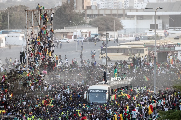 Photos: L’incroyable accueil des "Lions" à Dakar