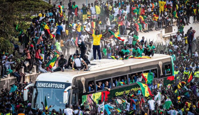 Photos: L’incroyable accueil des "Lions" à Dakar