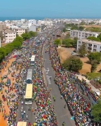 Photos: L’incroyable accueil des "Lions" à Dakar