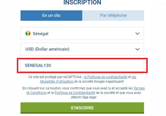 Code promo 1xbet en 2022 : où l'obtenir et comment l'utiliser au Sénégal