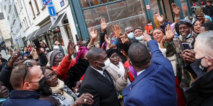 En images, l'arrivée de Macky Sall en Belgique (Bruxelles)
