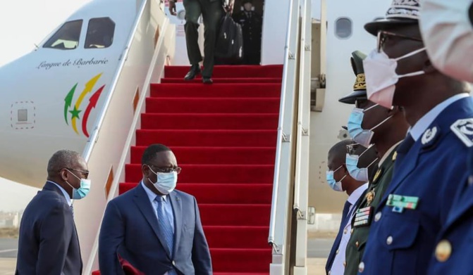 6ème Sommet UE-UA: le Président de la République Macky Sall de retour à Dakar