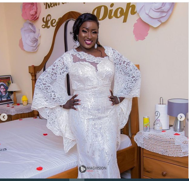Carnet blanc: Maïmouna Guèye de la Tfm devient Madame Diop (Photos)