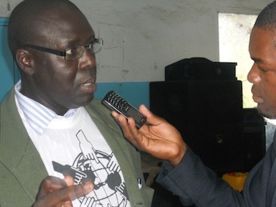 Boubacar Sèye de HSF très heureux de retrouver sa famille 