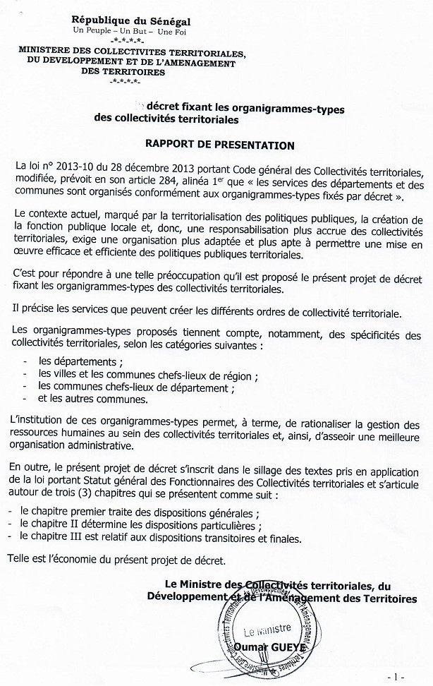 Création tous azimuts de Directions : Oumar Guèye freine les maires « pressés » et les rappelle à l’ordre Création tous azimuts de Directions : Oumar Guèye freine les maires « pressés » et les rappelle à l’ordre