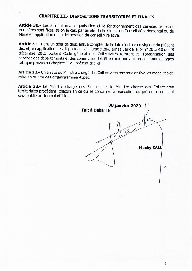 Création tous azimuts de Directions : Oumar Guèye freine les maires « pressés » et les rappelle à l’ordre