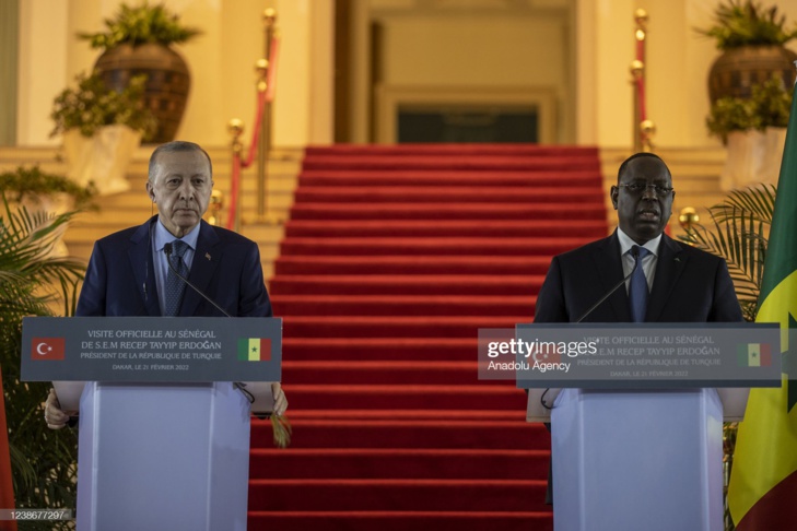 Photos / Inauguration du Stade Me Abdoulaye Wade: Le Président Macky Sall en compagnie de son hôte, le Président Erdogan de la Turquie