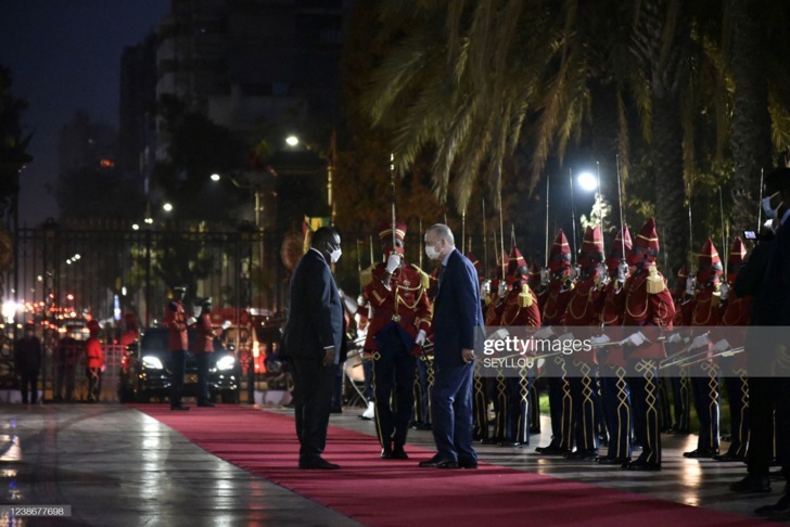 Photos / Inauguration du Stade Me Abdoulaye Wade: Le Président Macky Sall en compagnie de son hôte, le Président Erdogan de la Turquie