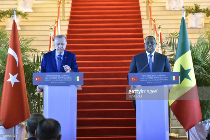 Photos / Inauguration du Stade Me Abdoulaye Wade: Le Président Macky Sall en compagnie de son hôte, le Président Erdogan de la Turquie