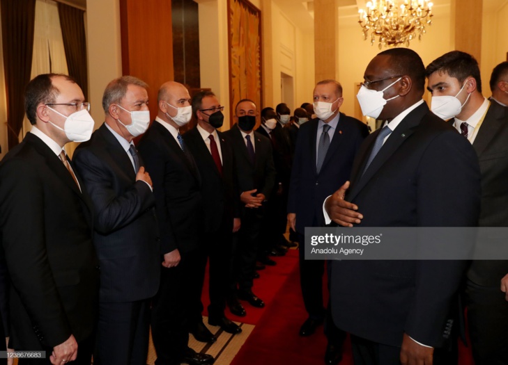 Photos / Inauguration du Stade Me Abdoulaye Wade: Le Président Macky Sall en compagnie de son hôte, le Président Erdogan de la Turquie