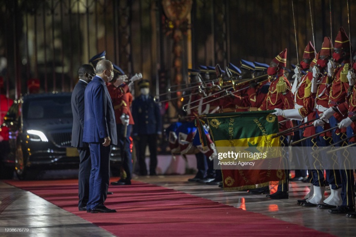 Photos / Inauguration du Stade Me Abdoulaye Wade: Le Président Macky Sall en compagnie de son hôte, le Président Erdogan de la Turquie