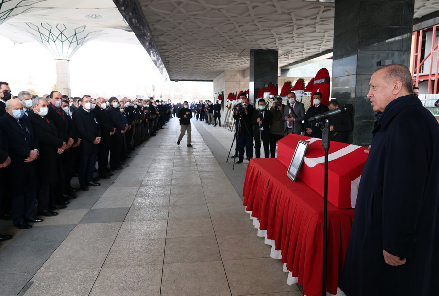 Décès à Dakar : Les tristes images des funérailles du chef de la sécurité de Erdogan (photos)