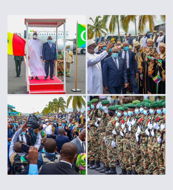 Arrivée de Macky Sall aux Comores ce samedi (texte - images)