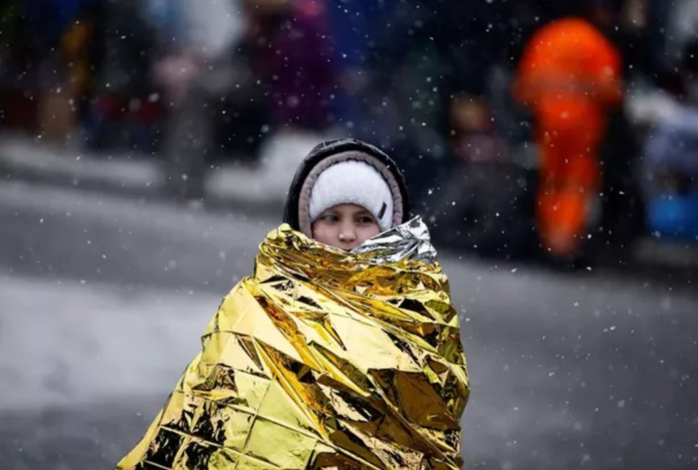 En images : avec les réfugiés ukrainiens en Pologne, dans le froid et l’angoisse