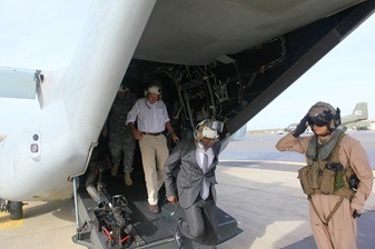 Un avion Osprey de la marine américaine séjourne à Dakar dans le cadre de la coopération militaire